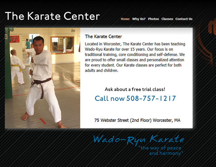Karate Center of Worcester Site Image